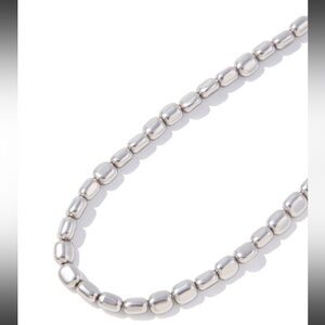 New in Bag By Alexa Rae “Rooted” Necklace in Matte Silver